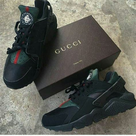 huarache nere gucci|authentic gucci sneakers sale.